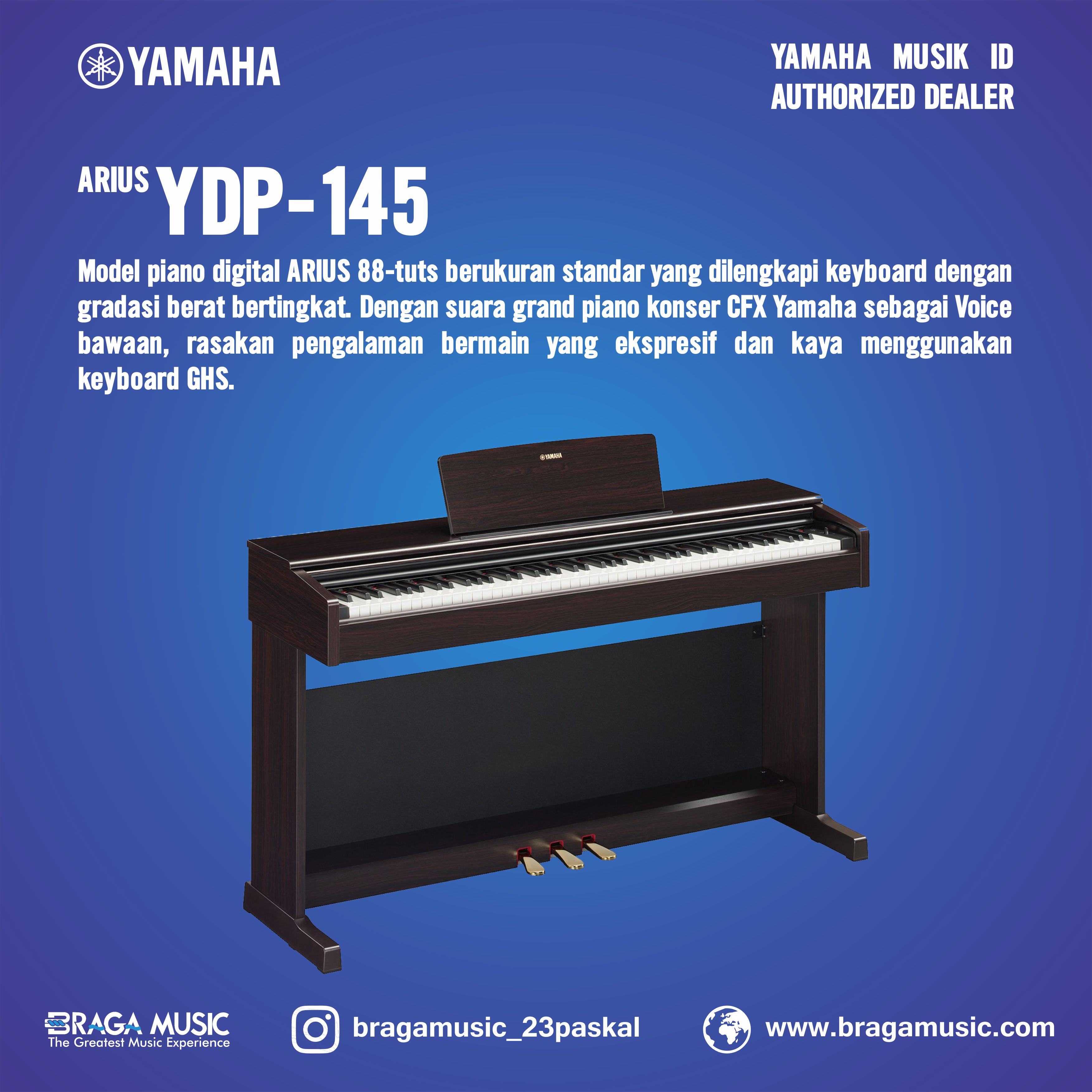 [Yamaha] YDP-145 ROSEWOOD